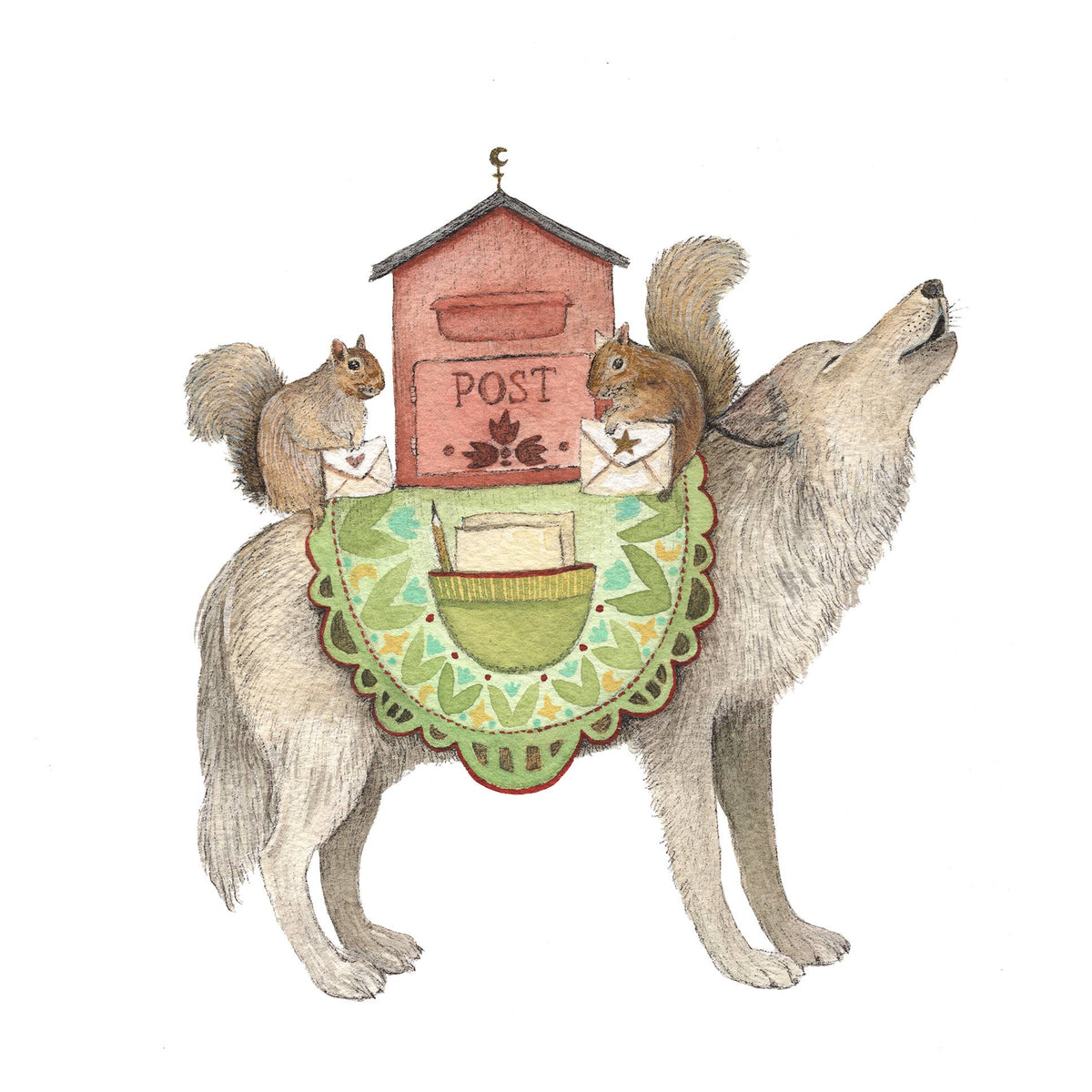 Lupa&#39;s Mail: Woodland Home (8&quot; x 10&quot; Print)