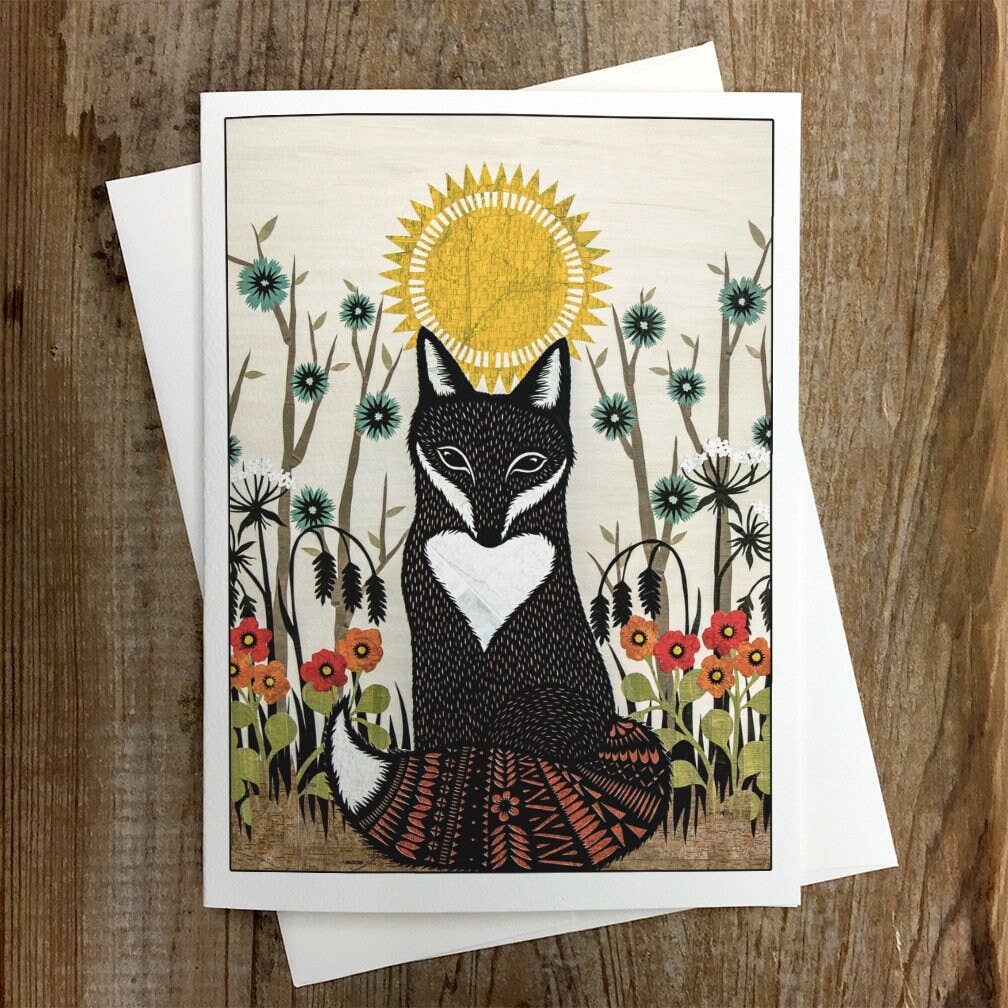 Vulpes Vulpes Greeting Card