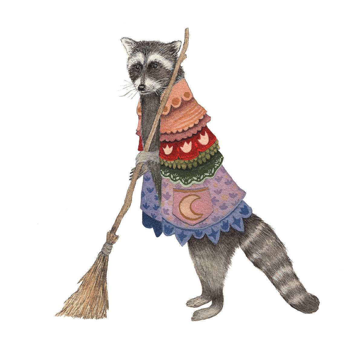 Wanda's Broom: Woodland Home (8" x 10" Print)