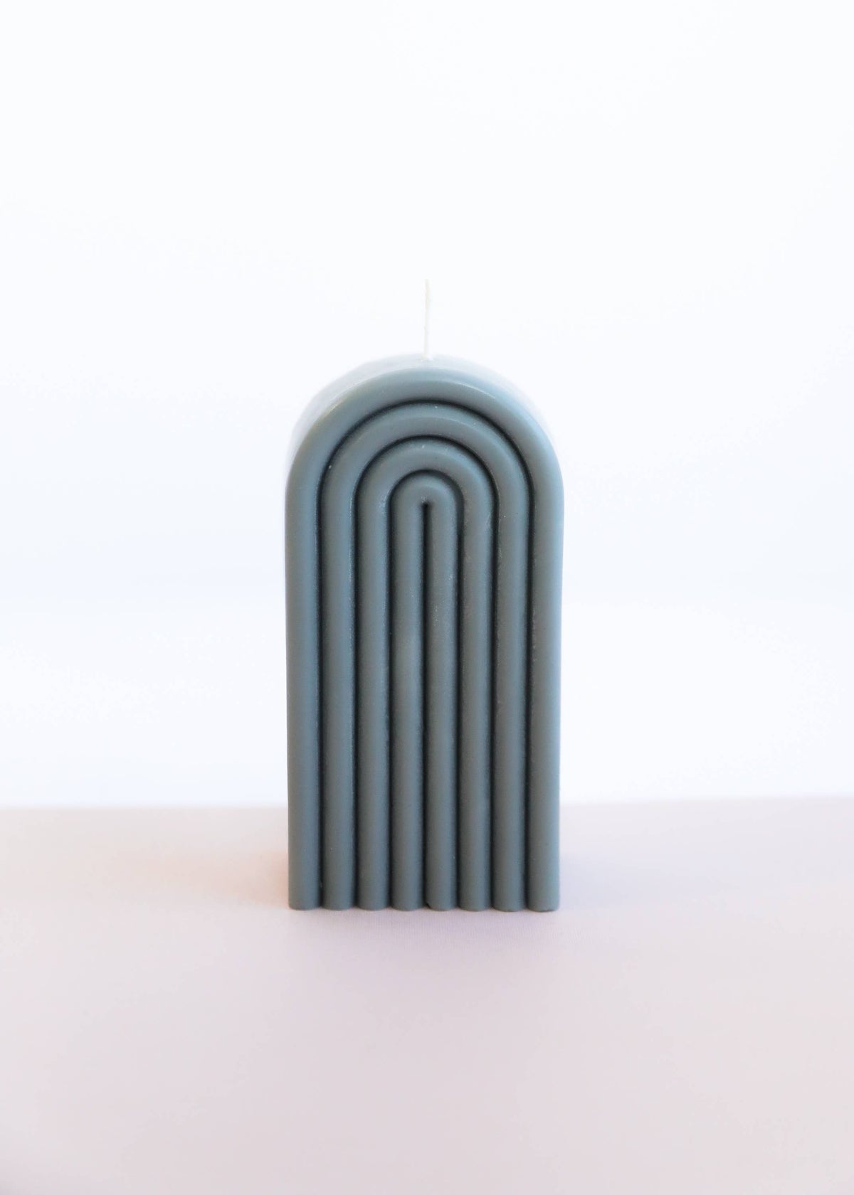 Tall Arch Grey Candle