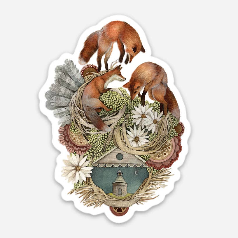 House of Fox Sticker