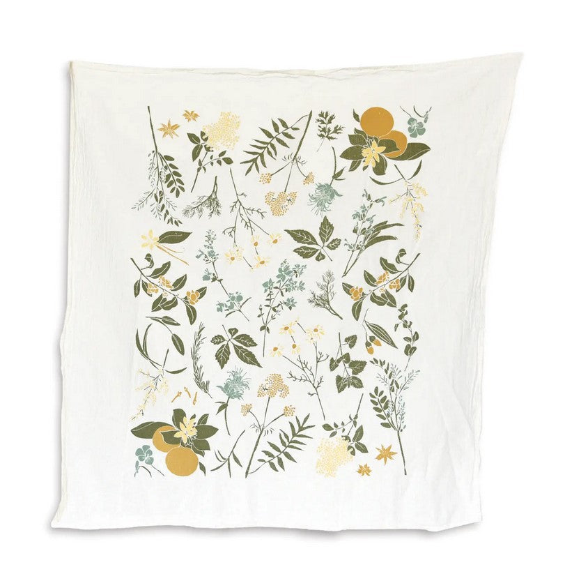 Herbal Tea Garden Kitchen Towel
