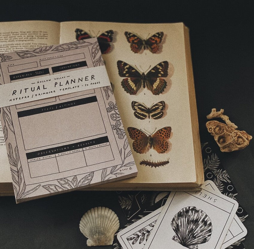 Ritual Planner Notepad / Grimoire Template